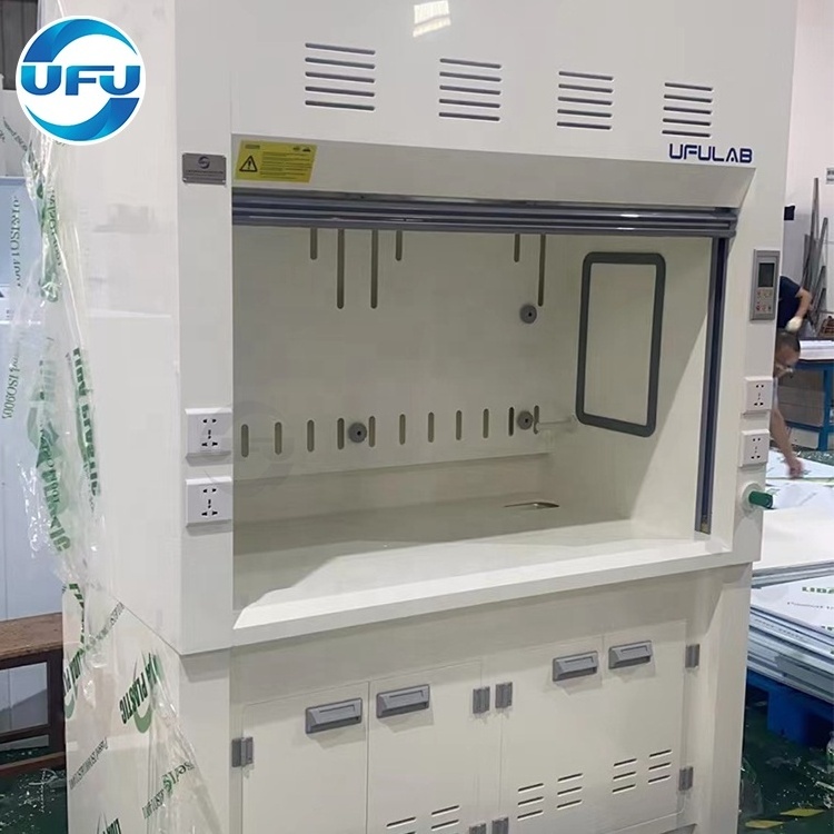 UFU PP Fume Hood Laboratory Furniture Full PP Fume Cupboard