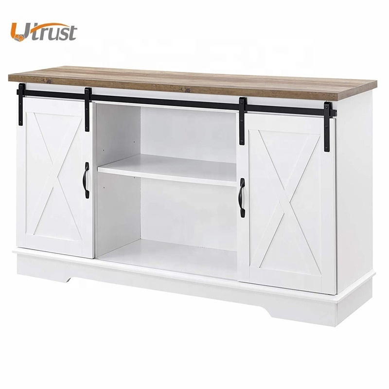 Fashion home goods clear perspex chinese wood cabinet tv stands en peso portable stand for tv with 2 doors and shelf for sale