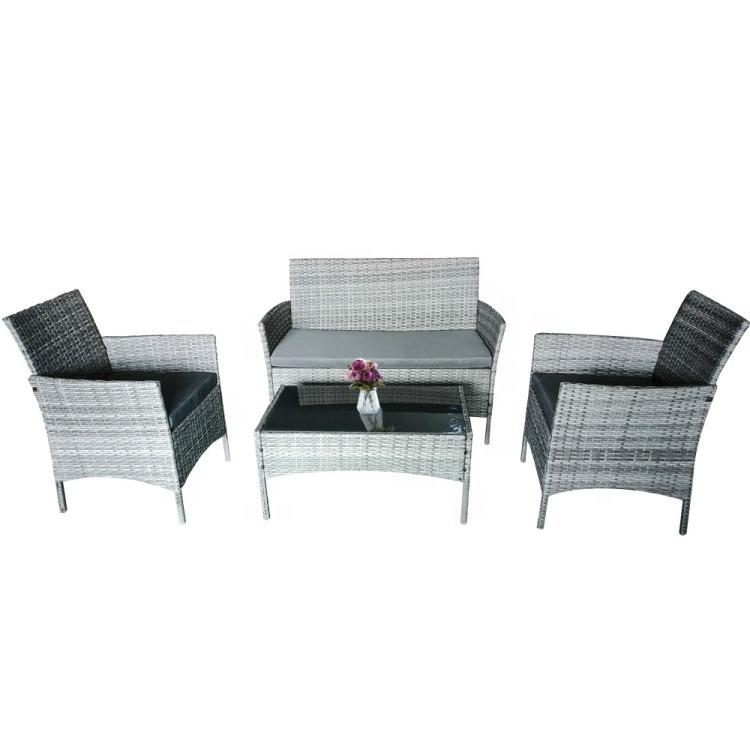 Contemporary luxury  good price garden rattan chair garden table set outdoor chair and table rattan wicker furniture sets