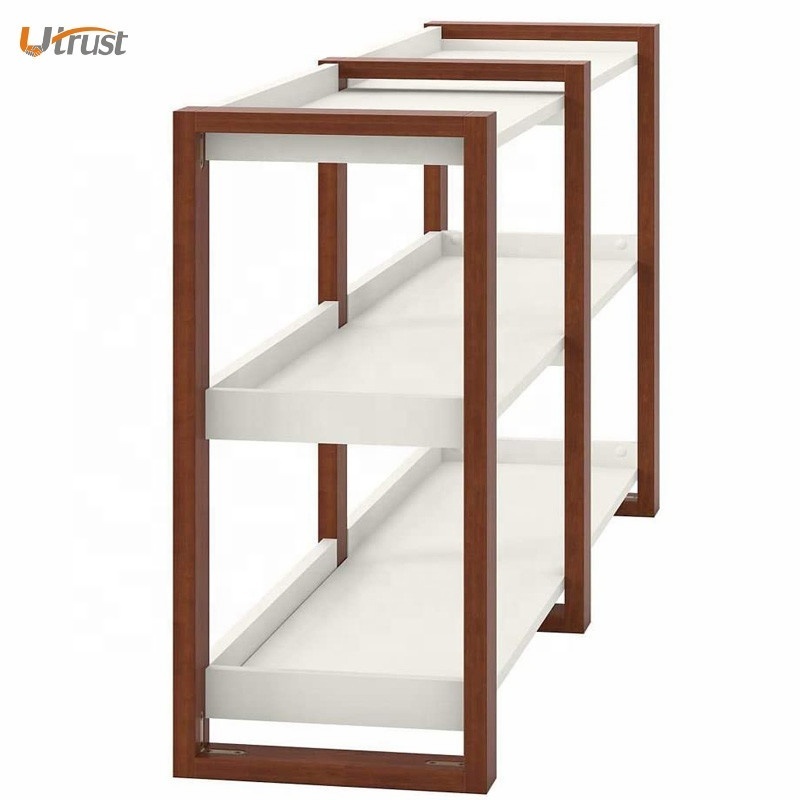 Latest designed contemporary fashionable multipurpose shoe holder storage rotating shoe rack extensible rack shoes 3 shelves