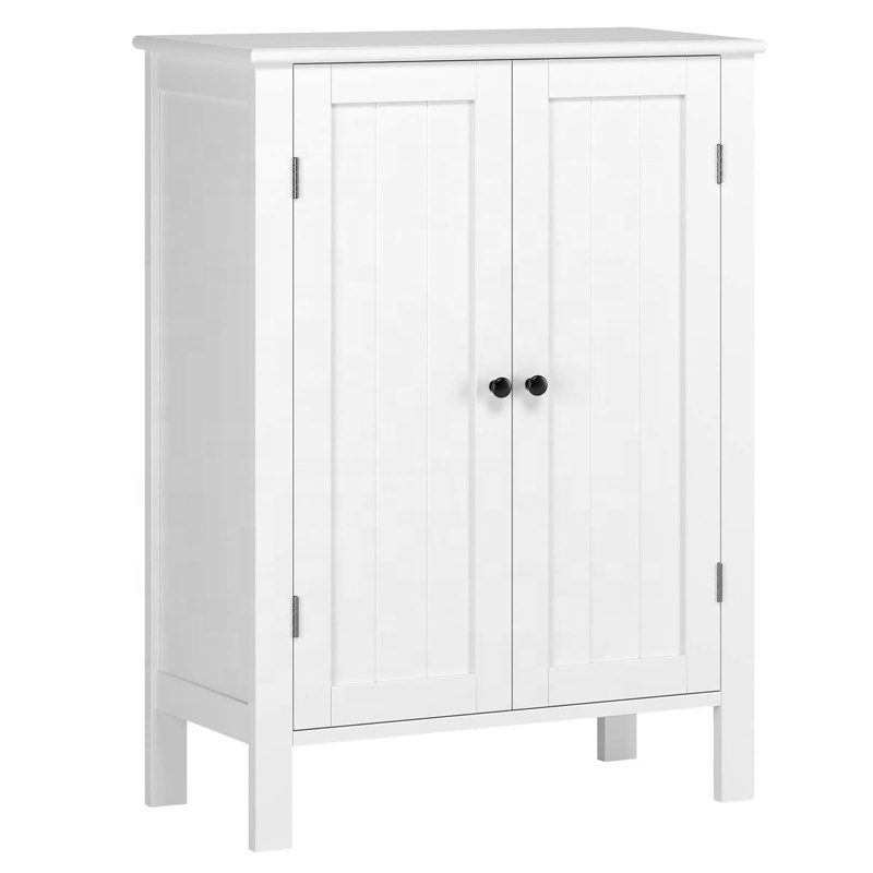 Multifunctional cheap discounted white mdf solid wood modern bathroom vanity cabinet under sink cabinet bathroom cabinet