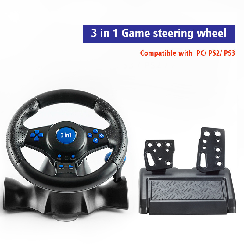 Driving Sim Racing Wheel GamePad Steering Wheel Vibration Joysticks For PS3 Game Remote Controller Wheels Drive for PC/PS3/PS2