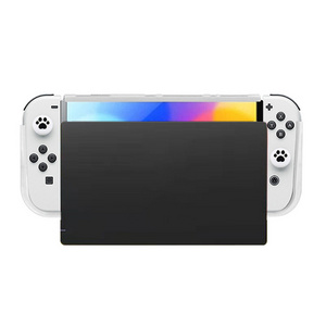 for Nintendo Switch OLED Case with SD Cards Holder Storage Back Soft TPU Case for Nintendo Switch OLED 2021 Accessories  NS OLED