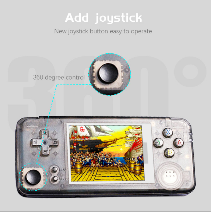 Data Frog 64-bit  Mini 3.0 IPS Screen 3000 Classic Games Handheld Game Console  Retro Game Console