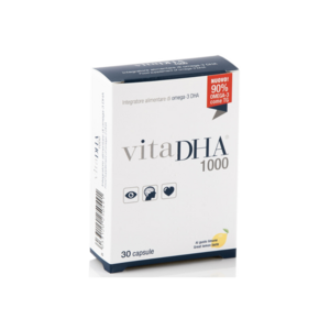 Highly concentrated DHA omega-3 triglycerides form VitaDHA 1000 30 capsules friend of the sea and IFOS certified supplement