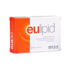 To maintain normal cholesterol levels EULIPID capsules with berberine, resveratrol and bioflavonoids