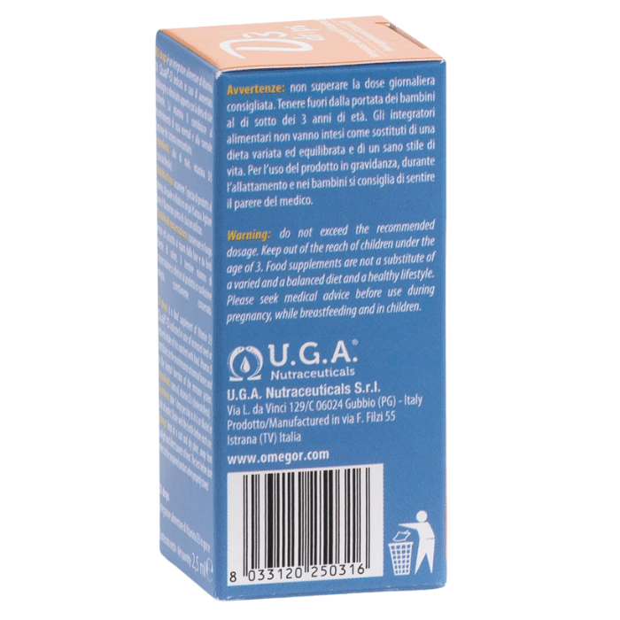 Made in Italy D3 vitamin food supplement D3 DROPS an easy way to supplement our diet