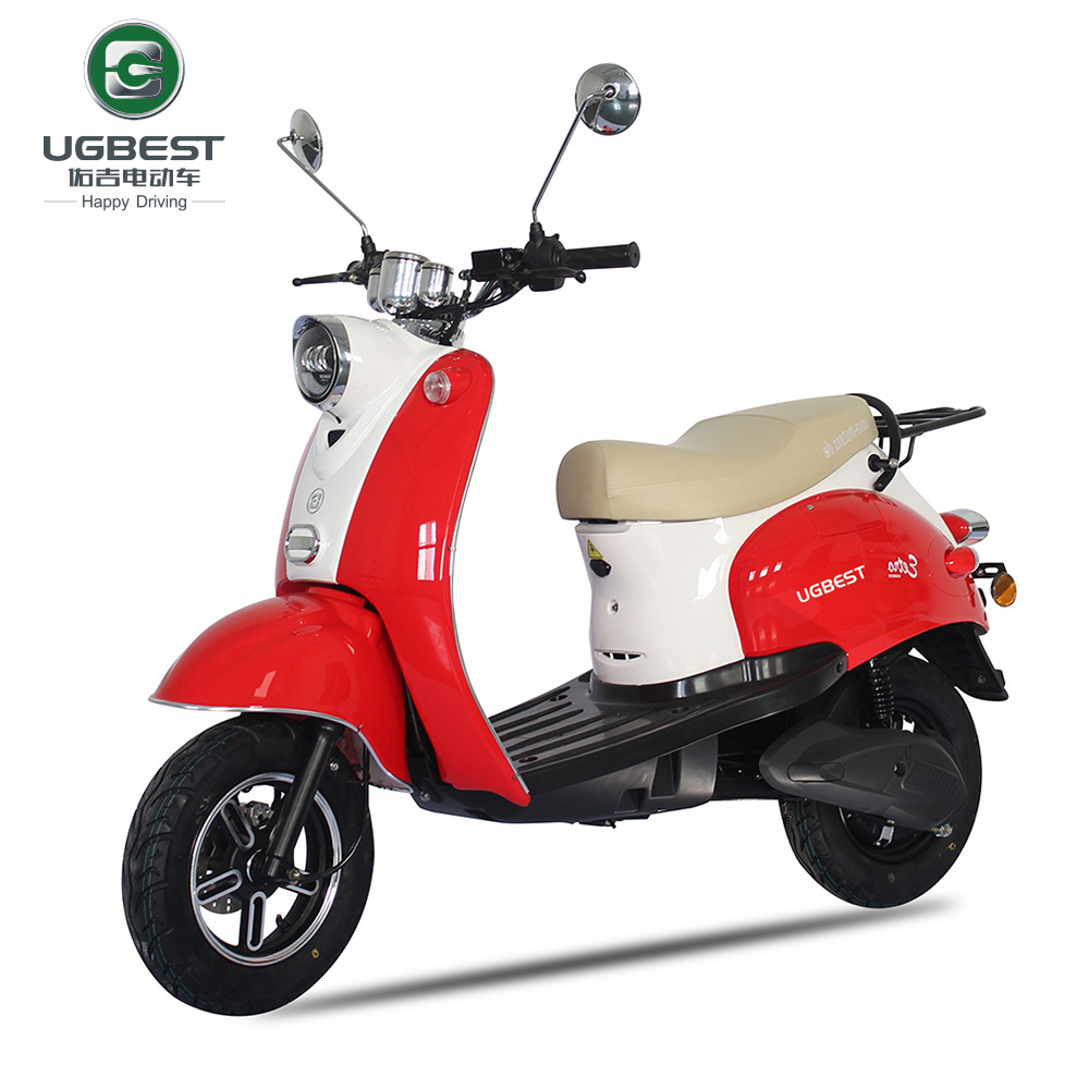 Cheap pink red electric scooter moped 1600w 48v for ladies sale