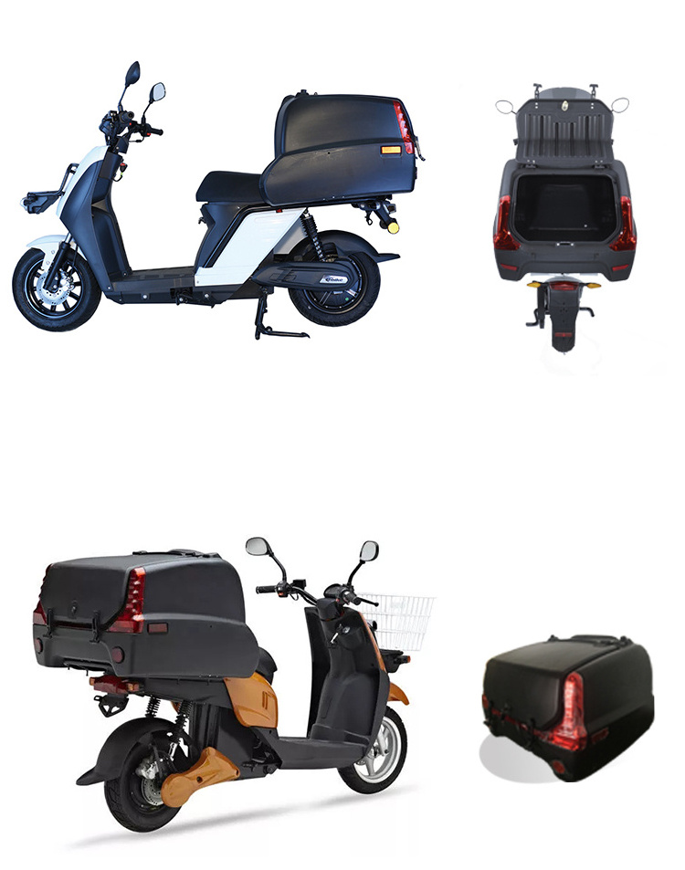 New electric motorcycle scooter delivery box tail box e cargo for sale