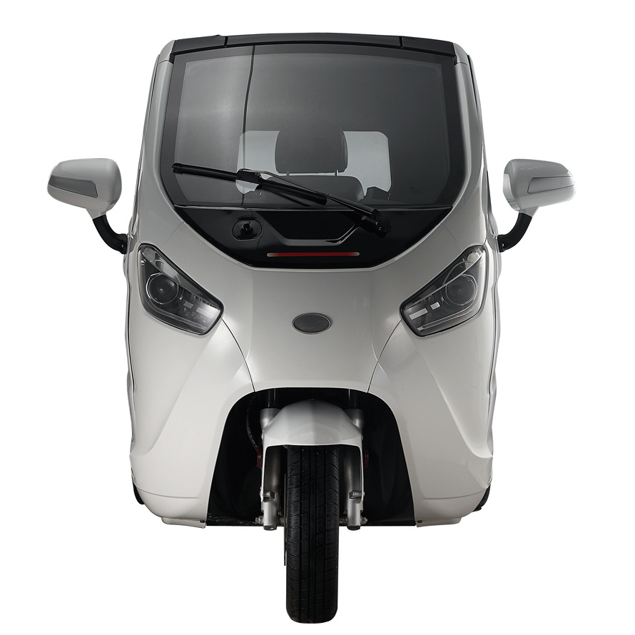 2000w power adult 3 wheel electric tricycle  Enclosed Mobility cabin scooter with three seat