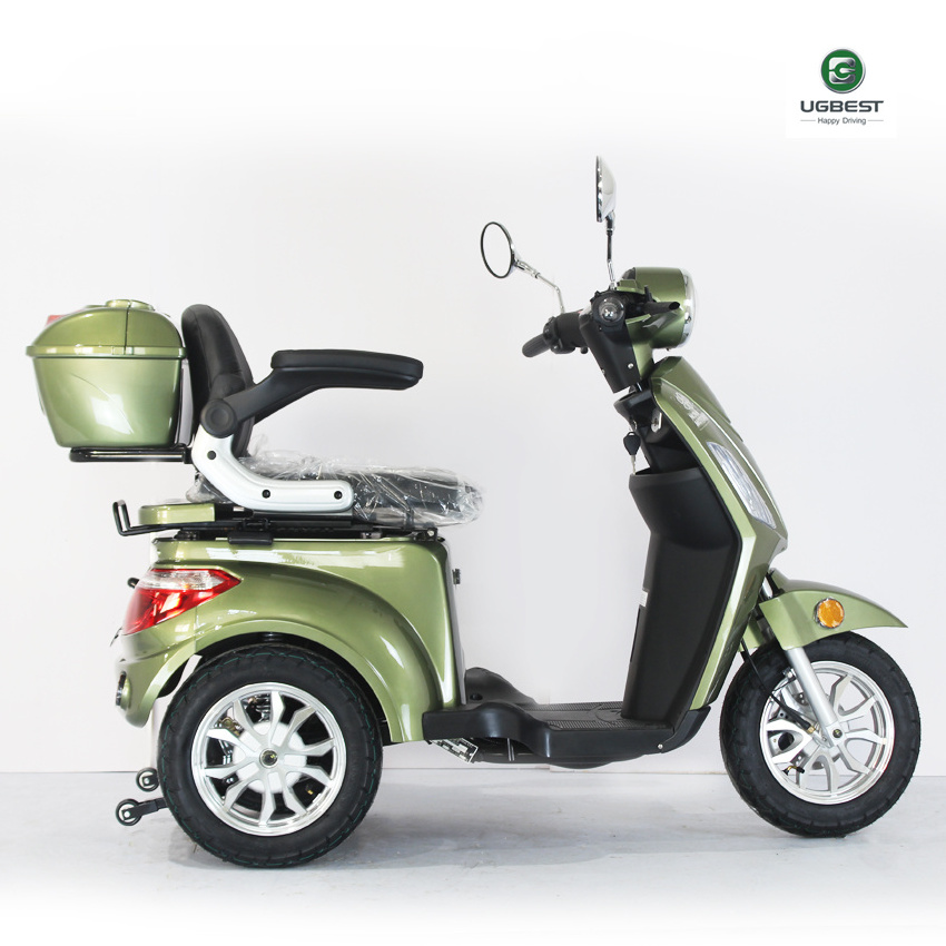 Hot Sale Factory 48V Handicapped Safe Electric Scooter ElectrIc Tricycle for Elderly People with Seat