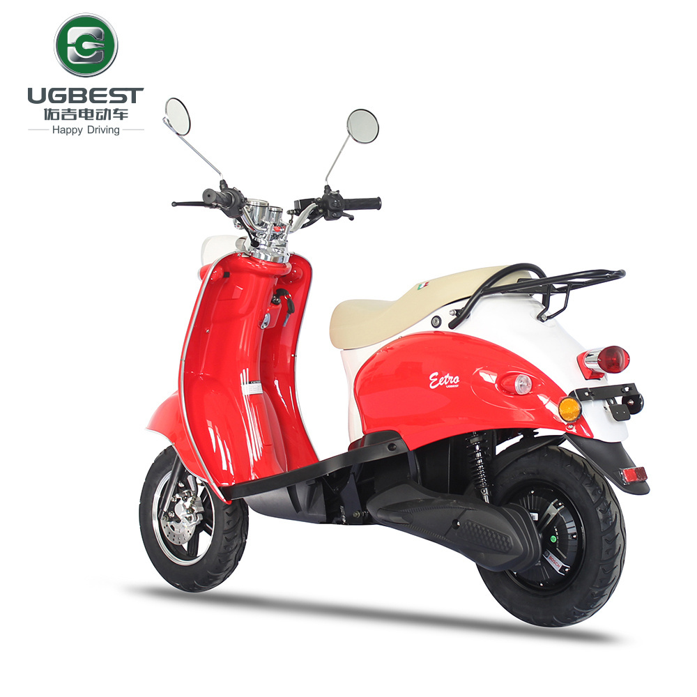 Cheap pink red electric scooter moped 1600w 48v for ladies sale