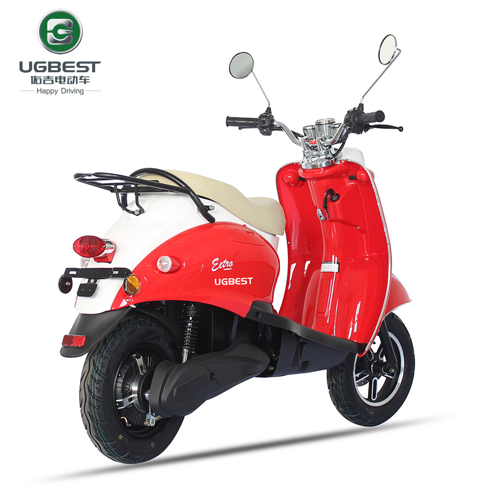 Cheap pink red electric scooter moped 1600w 48v for ladies sale