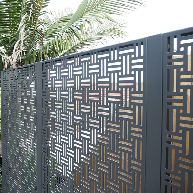 Laser Cut Decorative Outdoor Privacy Art Metal Screens Panels Corten Steel Gate & Door Screen Customise Panel for fencing