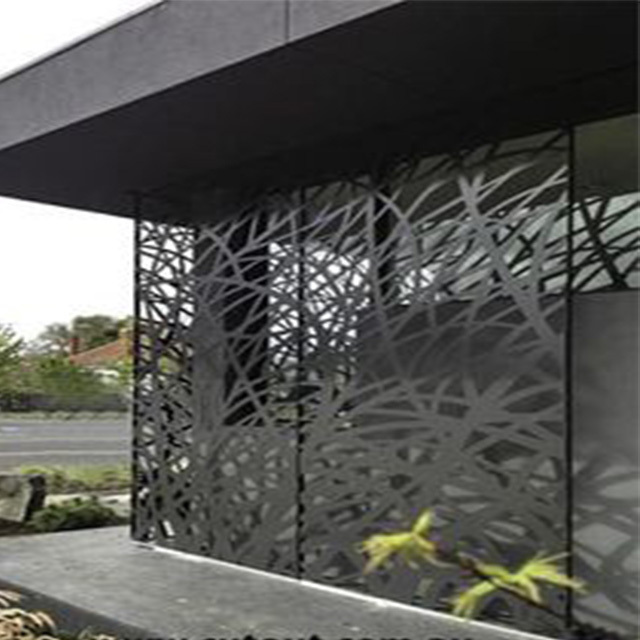 Laser Cut Decorative Outdoor Privacy Art Metal Screens Panels Corten Steel Gate & Door Screen Customise Panel for fencing