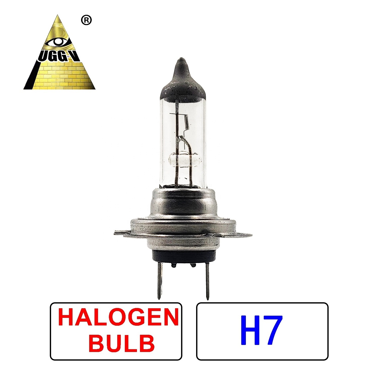 Supplier Halogen Light Headlight Bulb Super Bright H7 12V 100/90W 55 Auto Lighting System IP65 Automotive Halogen Bulb, China