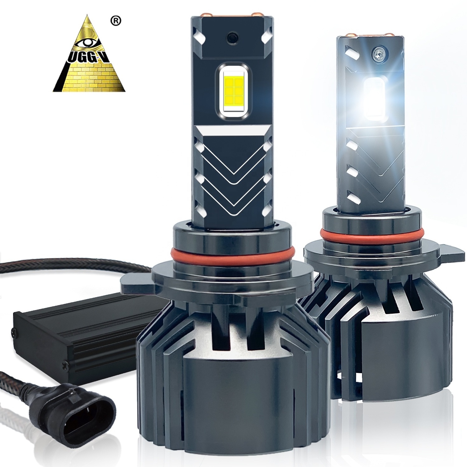 Mini 120W 6500K 20000LM LED Headlight Bulb Kit Foco HB3 HB4 UGF25 9005 9006 for H4 H7 H11 Luces 2024 Car Fog Lights 24V