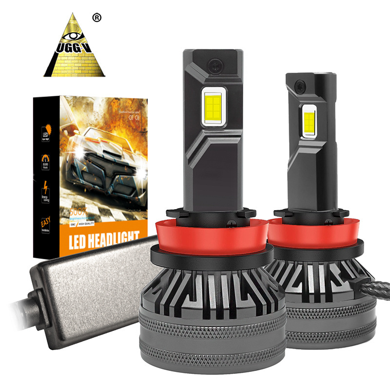 High Lumen Auto Lighting System E22 H13 9008 Head Light Bulb 9005 9006 H11 H7 H4 Bulb LED Car Light 12V IP68 H4 Mini Led Lens T8