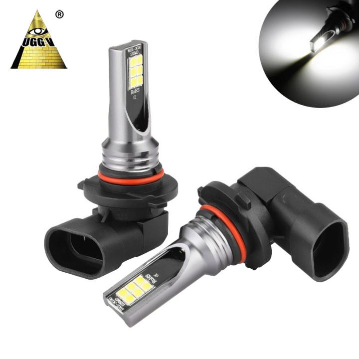 9006 H11 9012 9145 5202 LED Fog Light H19005 18w 5000lm Daytime Running Light White Auto Fog Lamp H7 for One Bulb Driving Lights