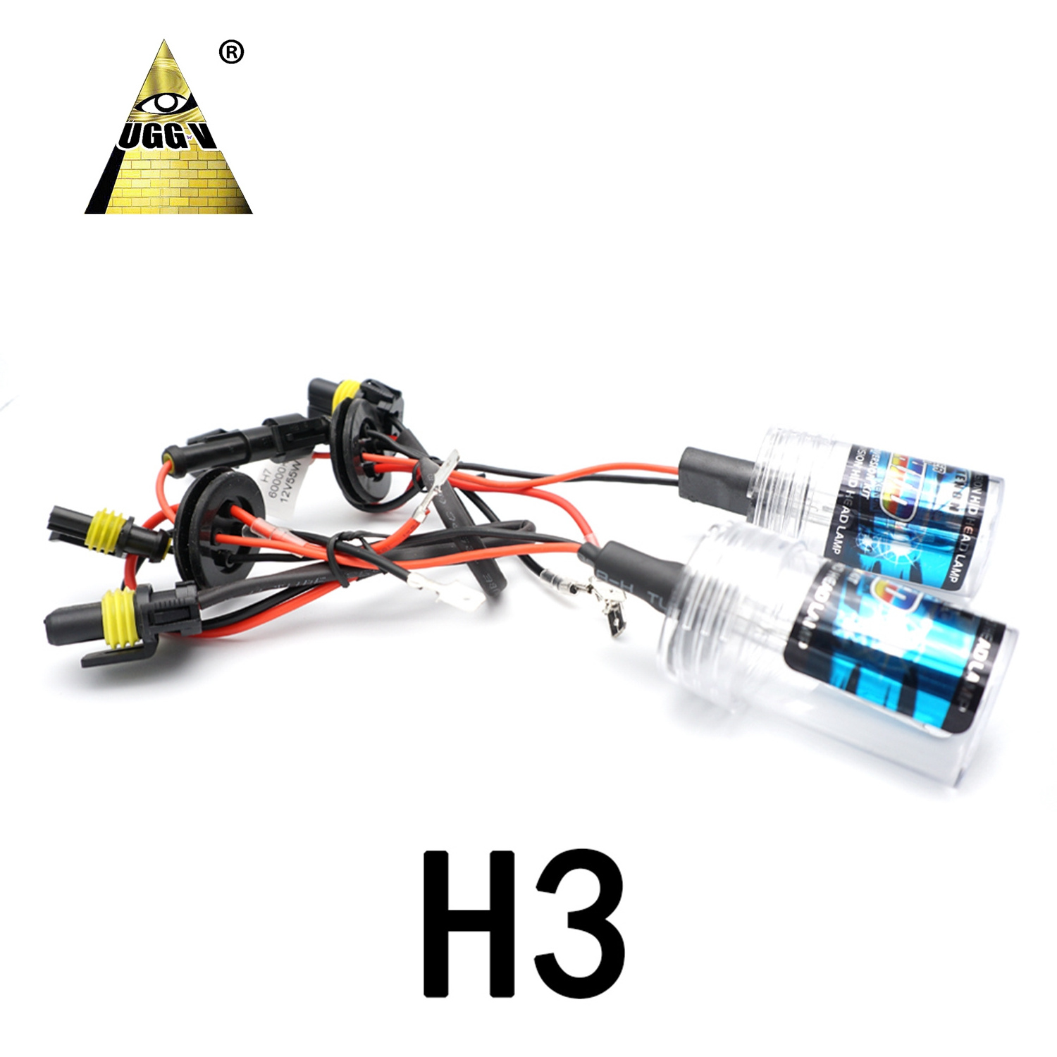 Yellow LED Xenon HID Bulb 4300K 6000K 8000K H1 H3 H7 H8/H9/H11 9005/HB3 9006/HB4 880 881 Car Headlight Fog Lights