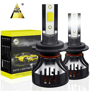 72W 7200LM COB 2 SIDES H13/H4/H1 Led Headlight EV Conversion Kit 24V Aluminum Car Light Fan Aviator CSP Cars Trucks Factory