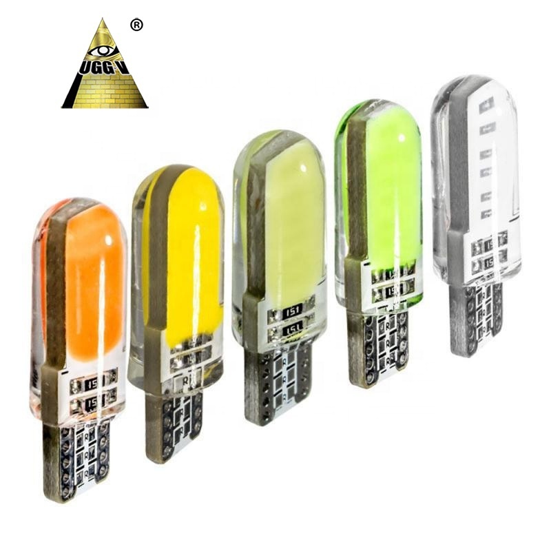 UGG T10 White LED Car Interior Light Side Wedge Parking Dome Bulb 12SMD Silicon Universal ALL 12V AUTO Lighting System CE Rohs