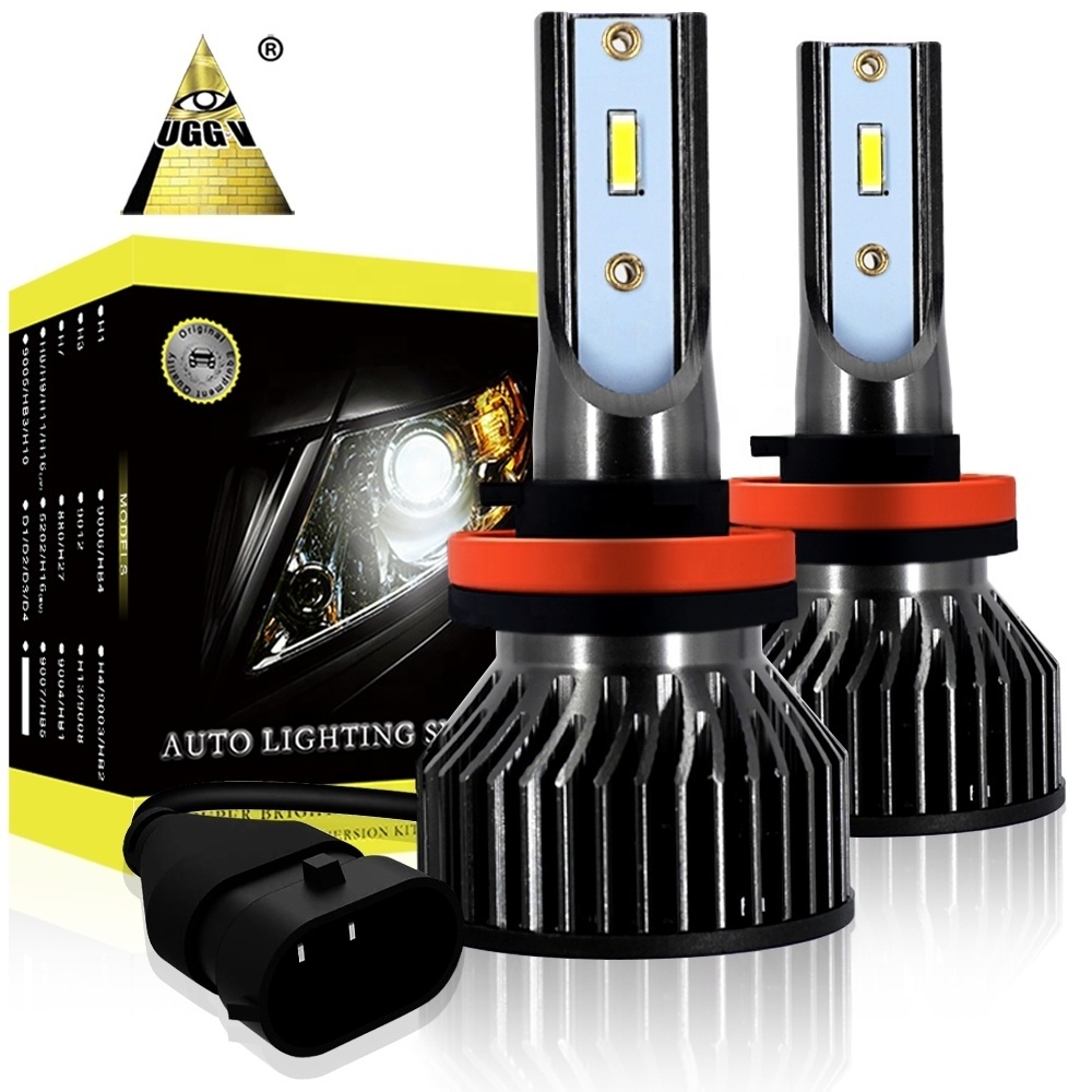 High Power Auto Lighting System Led Light Bulb H7 H4 9005 9004 36W 6000K 8000LM T5S H1 H11 Led Car Light IP65 Universal with Fan