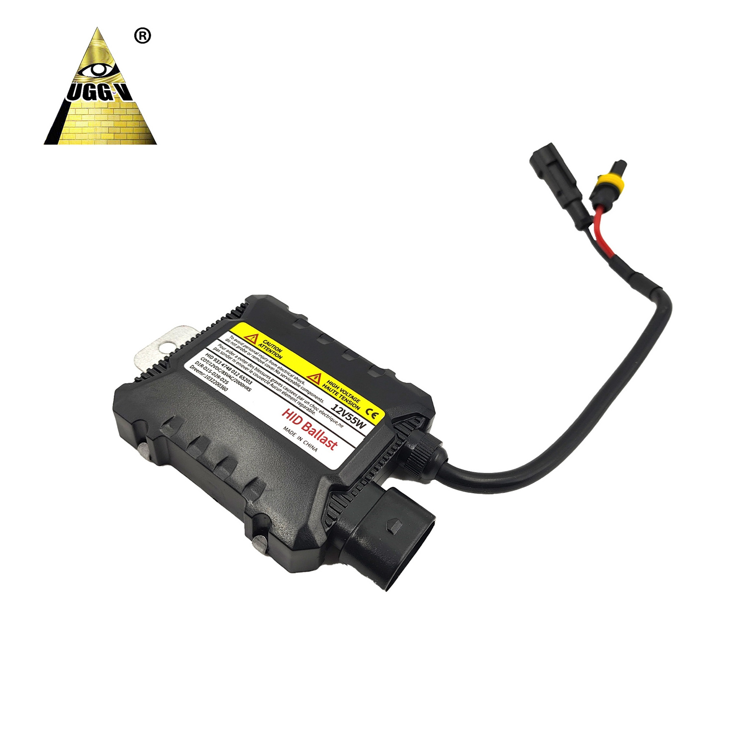 UGGV Factory for Hid Xenon Ballast Digital Quickly Start Ballast Ac Ballast 55w 35w Slim DC12V35W DC12V55W CAR Black 55 1 YEAR