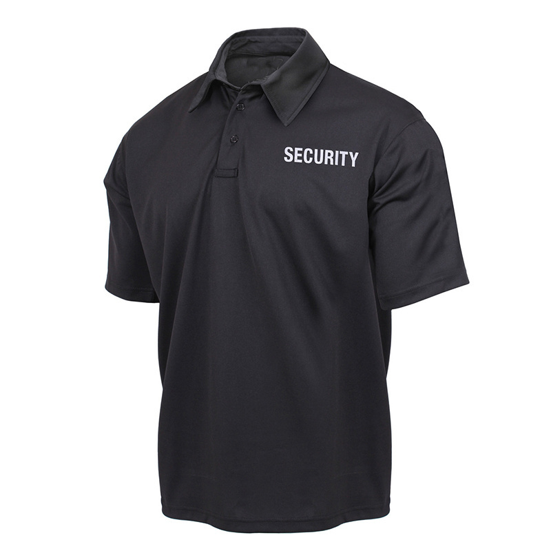 Hot Selling Custom POLO Shirt Guards Shirts Security Uniform Design