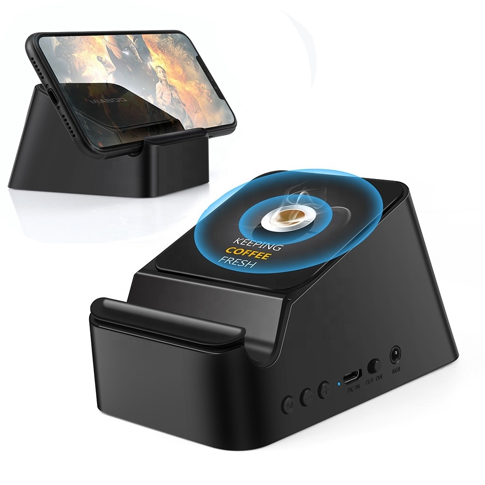 Top  Products Sold Online Blue Tooth Speaker For Gift Phone Stand Wireless Charger Gift Speaker