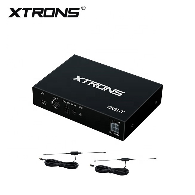 XTRONS FV010 HD SD Dual Antenna car dvb-t tv tuner receiver box, digital tv receiver