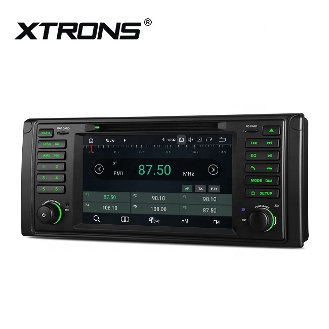 XTRONS 7 inch touch screen autoradio 1 din android 12 Octa core 6GB 128 GB for bmw e39 single din android car stereo