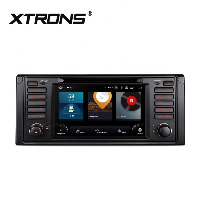 XTRONS 7 inch touch screen autoradio 1 din android 12 Octa core 6GB 128 GB for bmw e39 single din android car stereo