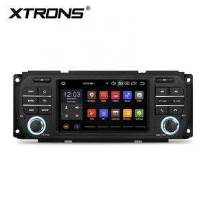 XTRONS 5" Multimedia Player Android Car Radio For Jeep wrangler/Dodge ram Android13 Carplay Screen Car Audio System For chrysler