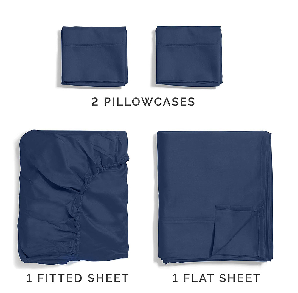 Colchas Para Cama Bedspreads Microfiber Bed Sheet Bedsheet Set with 14-inch Deep Pockets