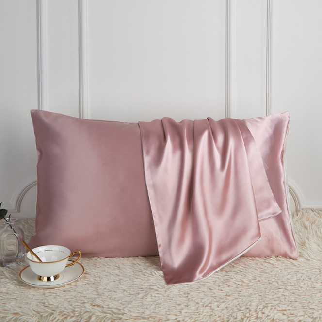 Hypoallergenic Soft Breathable Luxury Pillow Case Cover with Hidden Zipper 100% Mulberry Silk Bed Pillow Case