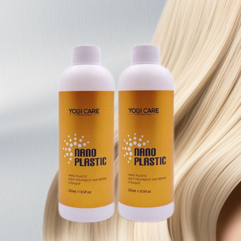 Private label wholesale 250ml nano plastic treatment keratin hair treatment for dry hair