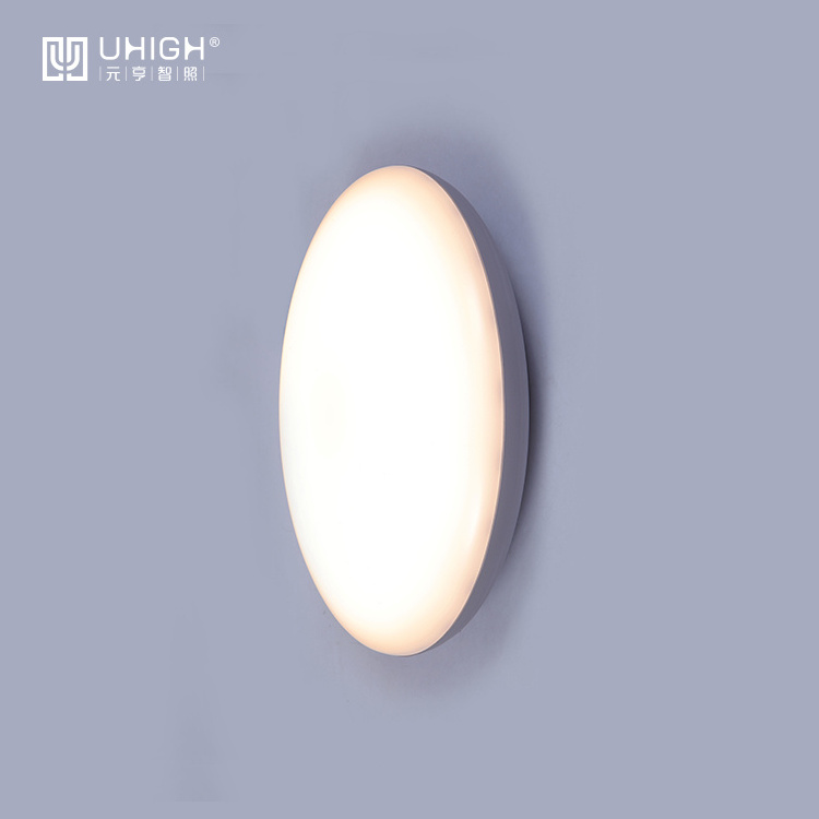 UHIGH Modern Outdoor IP65 Plastic PC Exterior Ceiling Light LED Ceiling Light