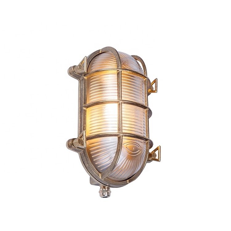 Brass Bulkhead Wall Light Vintage Retro Wall Sconce Industrial Lighting Fixtures Mid Century Modern Decorative Lamp