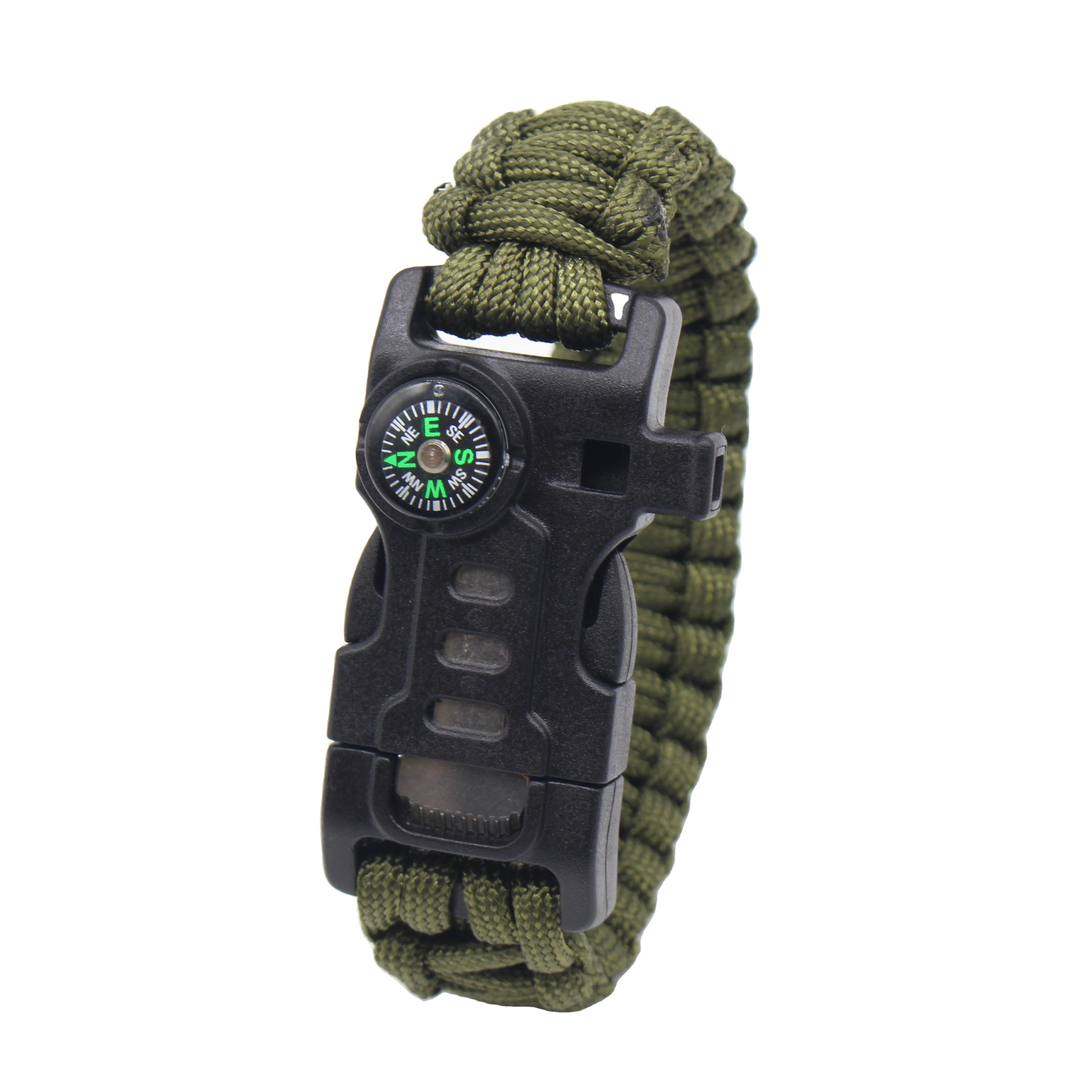 MU Paracord Bracelet Camping Gear Knife 550 Paracord Survival Bracelet Fire Starter Buckle