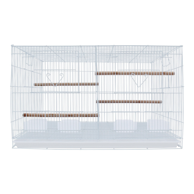 Wholesale Pet Supplies Large White Parrot Metal Wire Cage Quail Bird Cage