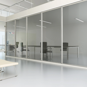 Latest Office Modular Glass Cubicle Clear Glass Partition Wall