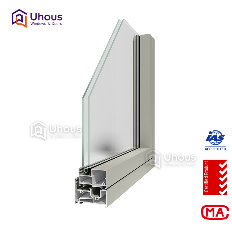 Modern design double glass folding window accordion windows cost