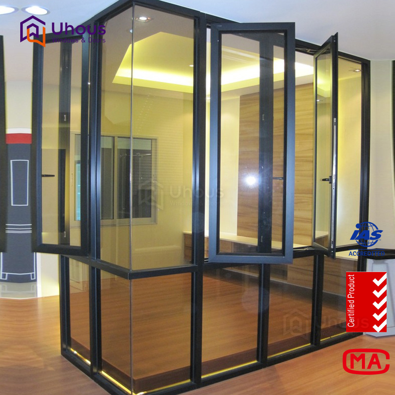 New Products replacement customized aluminium bay windows for sale