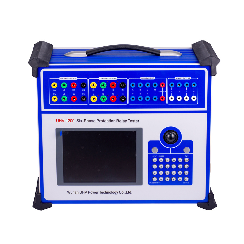 UHV-1200 Intelligent Six-Phase Microcomputer Relay Protection Tester Secondary Current injector 6 Phase Relay Tester