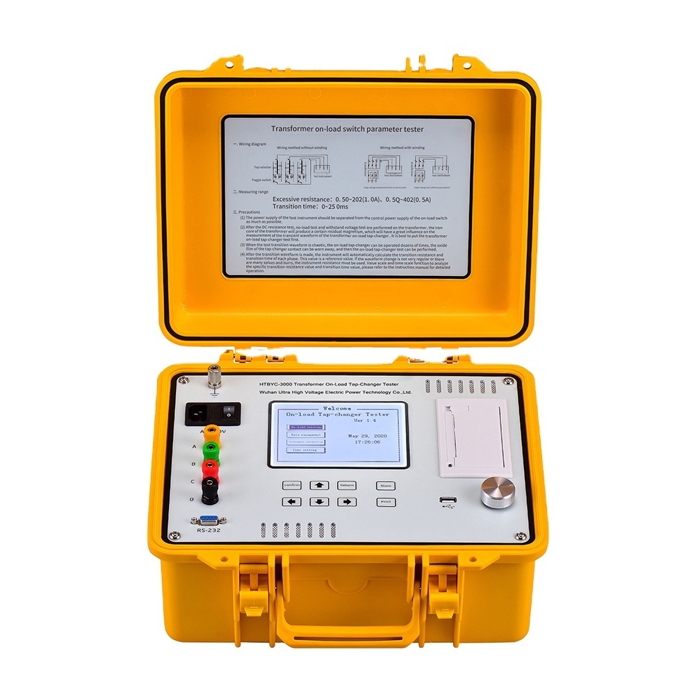 G UHV-3000 Transformer on-load voltage regulating switch tester Tap changer tester AC on-load switch tester