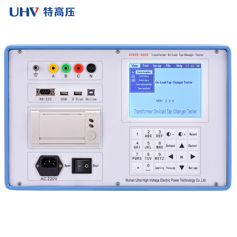 UHV-4000 Comprehensive Transformer on-load switch tester Transformer Tap-Changer Test Equipment