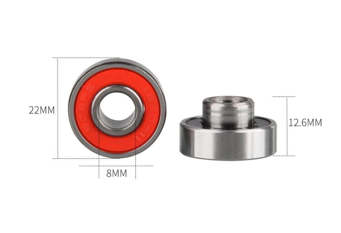 High precision miniature 608 6082rs 608ZZ 2RS ABEC-7 skateboard competition ice skates skate ball Bearing