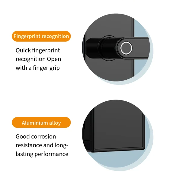 UIELOCK Waterproof smart lock Tuya App Fingerprint Keyless for Home Finger WIFI Digital Lock Remote Control USmartGo smart locks