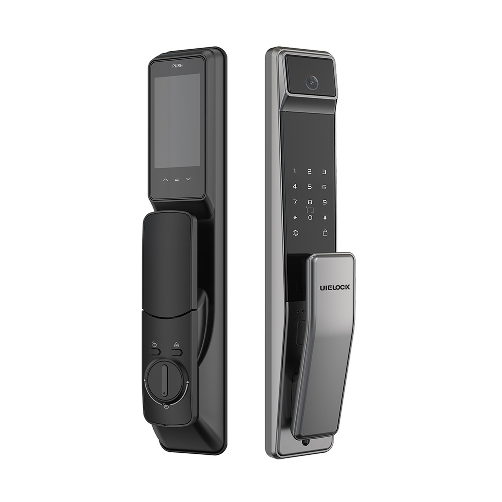 Smartlock Oem Electronic Biometric Fingerprint Gate Smart Digital Exterior Security Front Door Lock With Camera